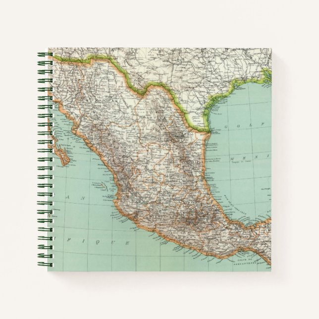 Cuaderno Mexique - Mapa de México (Anverso)