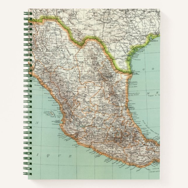 Cuaderno Mexique - Mapa de México (Anverso)