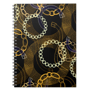 Cuaderno Mezcla de correas creativas de cadenas griegas