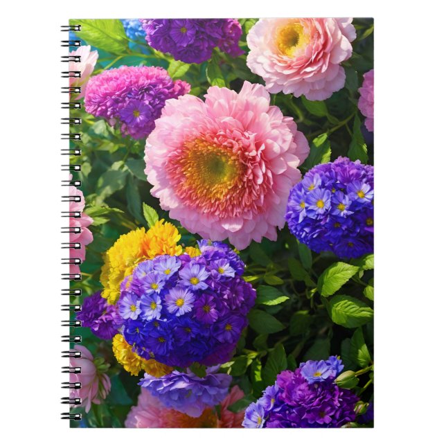 Cuaderno Mezcla de flores (Frente)
