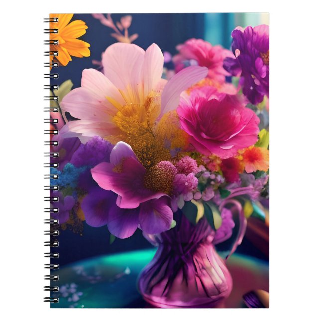 Cuaderno Mezcla de flores Vase 1 (Frente)