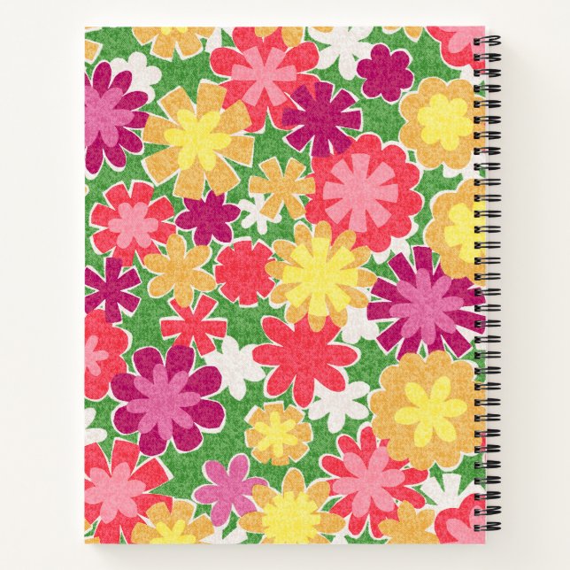 Cuaderno Mezcla floral (Reverso)