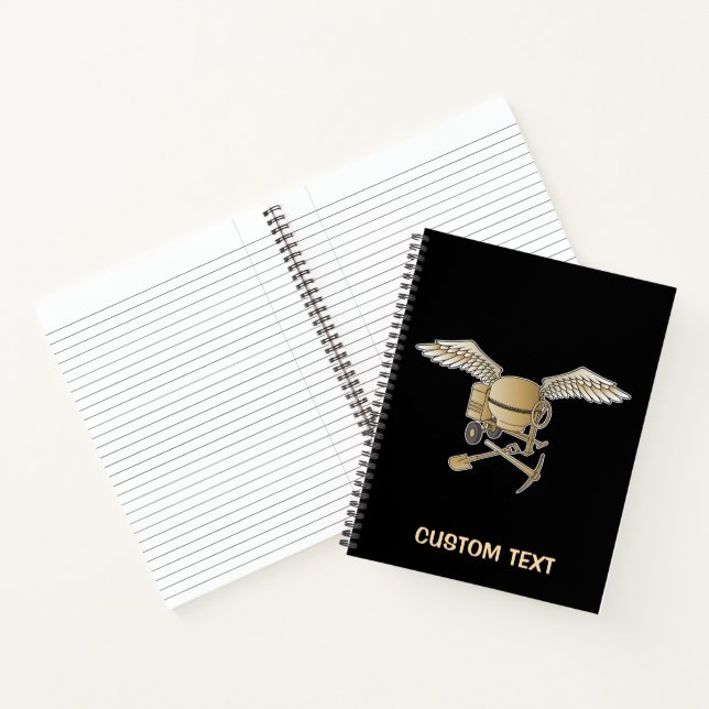 Cuaderno Mezclador de hormigón beige (Interior)