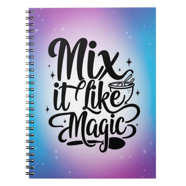 Cuaderno Mézclalo como magia opción 2 (Frente)