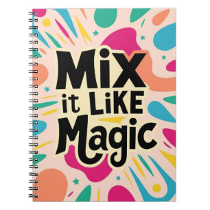 Cuaderno Mezclar como mágico