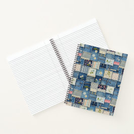 Cuaderno Mezclilla de parches