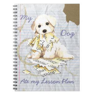 Cuaderno Mi Amigo Bichon Ate Mi Plan De Lecciones