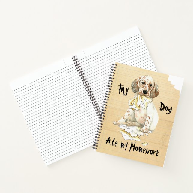 Cuaderno Mi asiento inglés comió mi hogar (Interior)