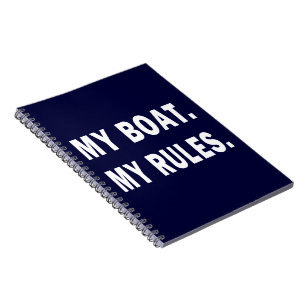 Cuaderno Mi barco. Mis reglas - canotaje divertido