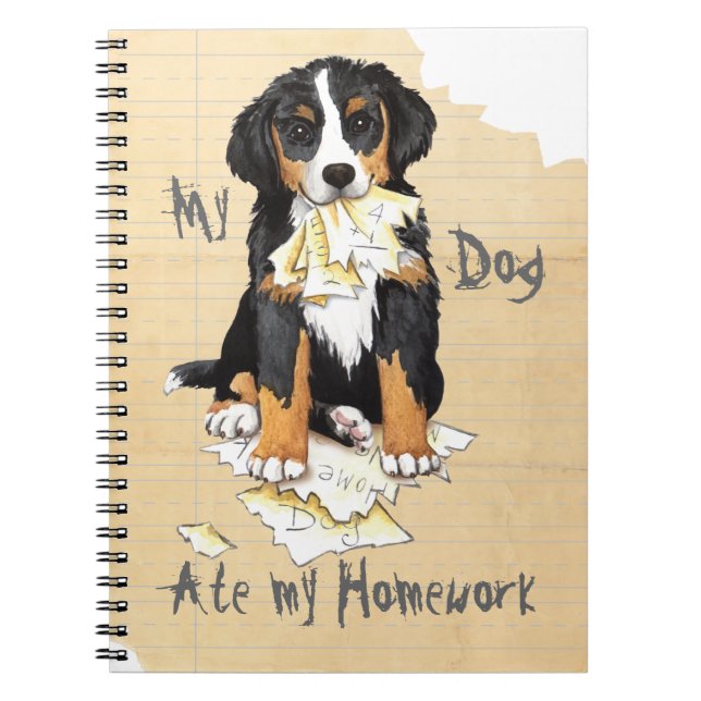 Cuaderno Mi Berner se comió mi casa (Frente)