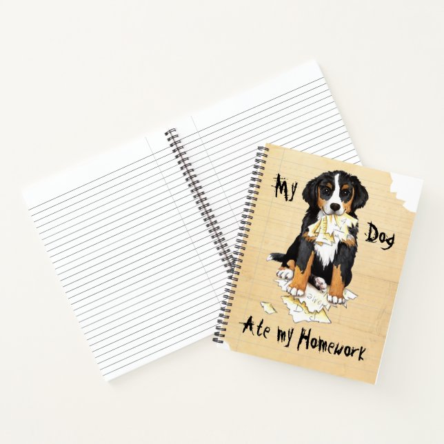 Cuaderno Mi Berner se comió mi hogar (Interior)