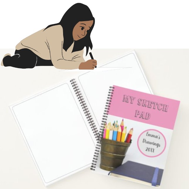 Cuaderno Mi bloc de esbozo para su bloc de notas de dibujo  (Subido por el creador)