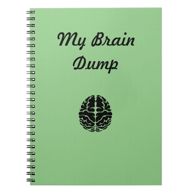 Cuaderno Mi bloc de notas con volcado de cerebro (Frente)