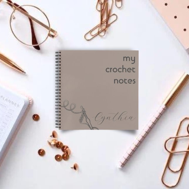 Cuaderno Mi bloc de notas crochet | Notas cruzadas (Subido por el creador)