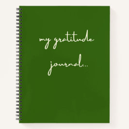 Cuaderno mi bloc de notas de gratitud