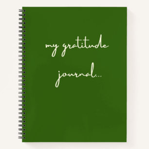 Cuaderno mi bloc de notas de gratitud