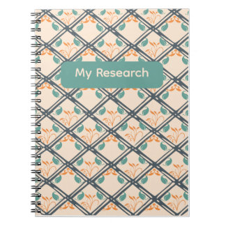 Cuaderno Mi bloc de notas de investigación