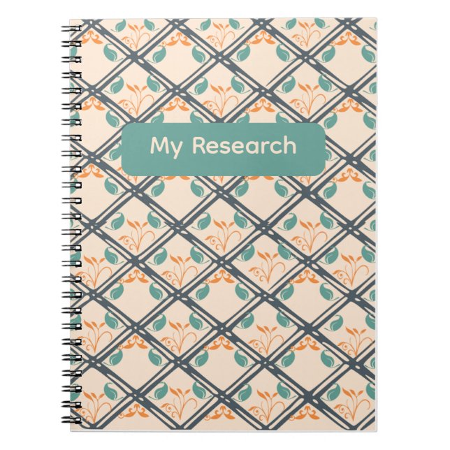 Cuaderno Mi bloc de notas de investigación (Frente)