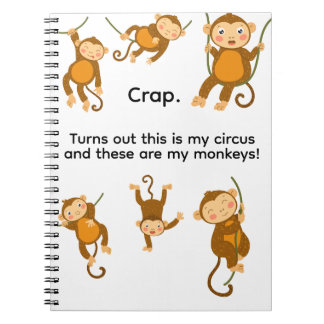 Cuaderno Mi bloc de notas de monos