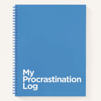 Cuaderno Mi bloc de notas de registro de aplazamiento