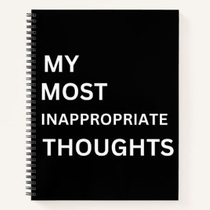 Cuaderno Mi blog de pensamientos más inapropiado