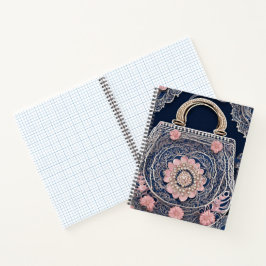 Cuaderno Mi bolso azul arte de IA