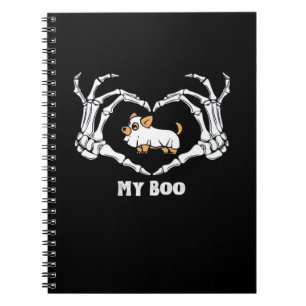 Cuaderno Mi Boo Chihuahua Costume Con Las Manos Del Corazón