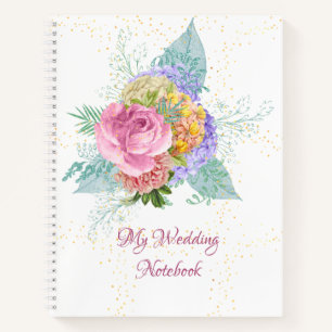 Cuaderno Mi Bouquet de primavera de bloc de notas Boda