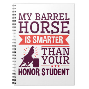 Cuaderno Mi Caballo De Barril Es Una Carreras De Barril Más