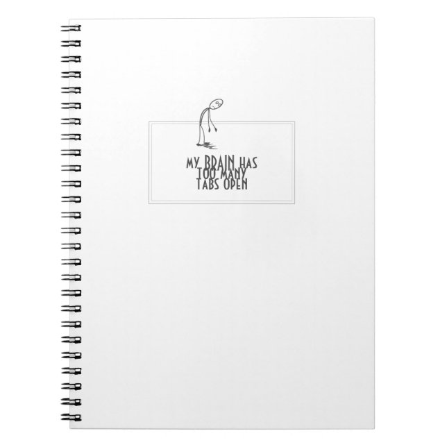 Cuaderno Mi Cerebro Tiene Demasiadas Tabulaciones Abiertas (Frente)