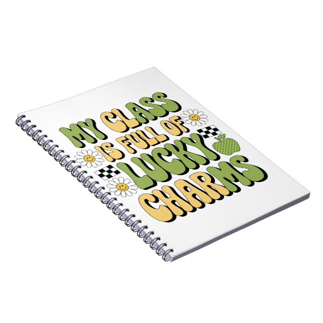 Cuaderno Mi clase está llena de profesor del día de San Pat (Lado Derecho)