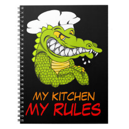 Cuaderno Mi cocina mis reglas, Chef caimán, Divertido