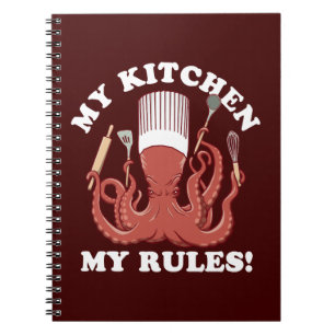 Cuaderno Mi cocina mis reglas   Chef del Octopus