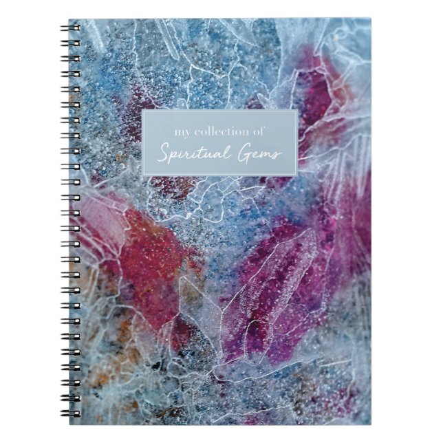 Cuaderno Mi colección de gemas espirituales (multicoloras) (Frente)