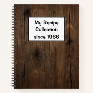 Cuaderno mi colección de recetas
