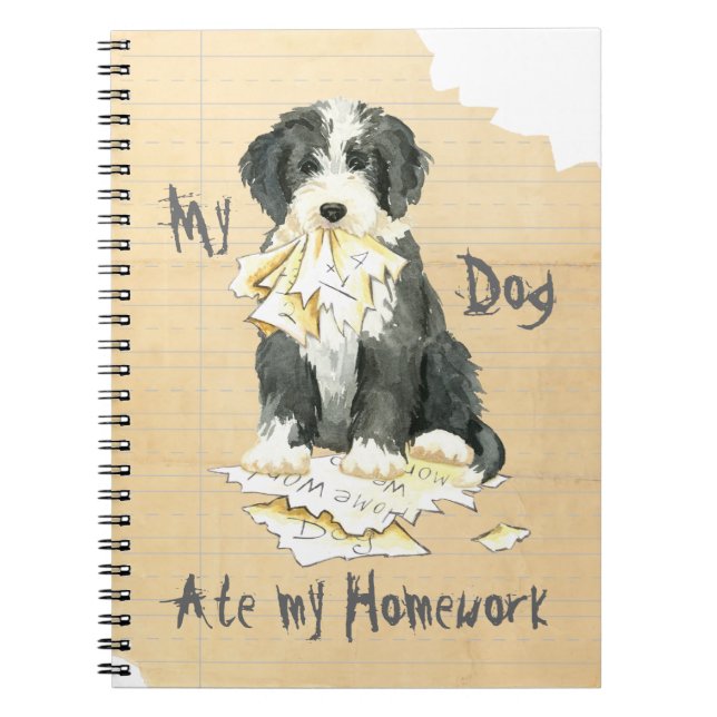 Cuaderno Mi Collie Con La Cabeza Se Comía Mi Casa (Frente)