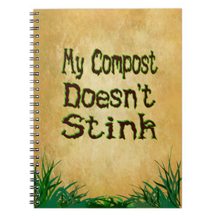 Cuaderno Mi compost no apesta el bloc de notas del planific