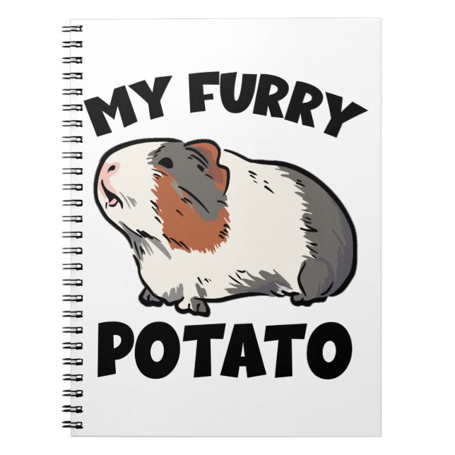 Cuaderno Mi conejillo de indias de patata peluda (Frente)