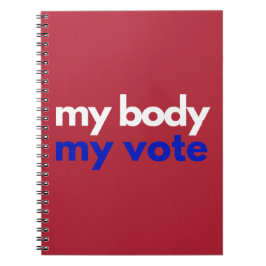 Cuaderno Mi cuerpo mi voto Roevember