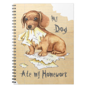 Cuaderno Mi Dachshund Se Comía Mi Casa