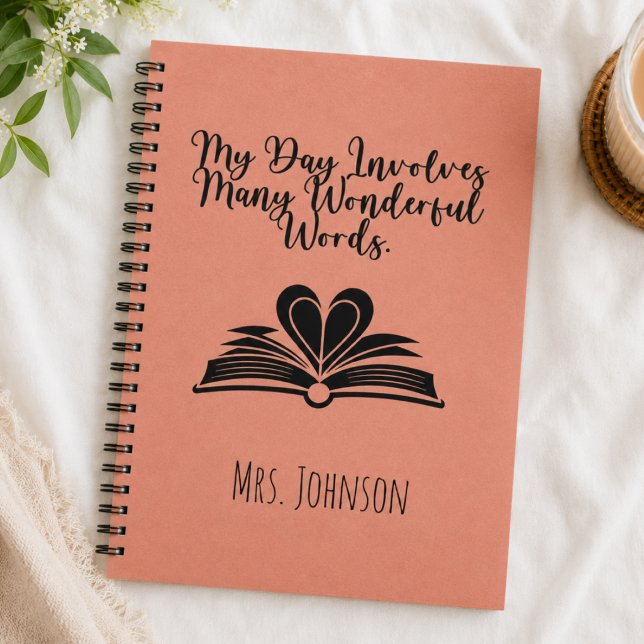 Cuaderno Mi día implica muchas palabras maravillosas Educad (Subido por el creador)