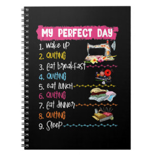 Cuaderno Mi Día Perfecto Despierta Temblando Y Cosechando