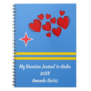 Cuaderno Mi diario de las vacaciones a Aruba