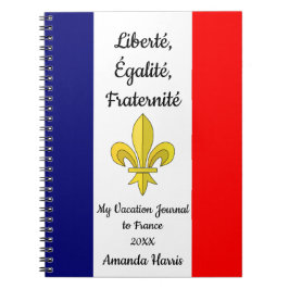 Cuaderno Mi diario de vacaciones a Francia