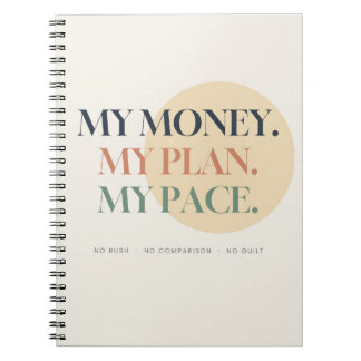 Cuaderno Mi Dinero Mi Plan Mi Ritmo Mentalidad Financiera