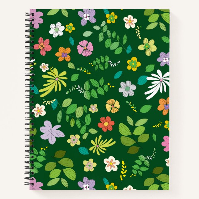 Cuaderno Mi diseño de flores 4 (Anverso)