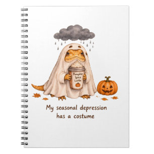 Cuaderno Mi disfraz de depresión estacional Dragón barbudo