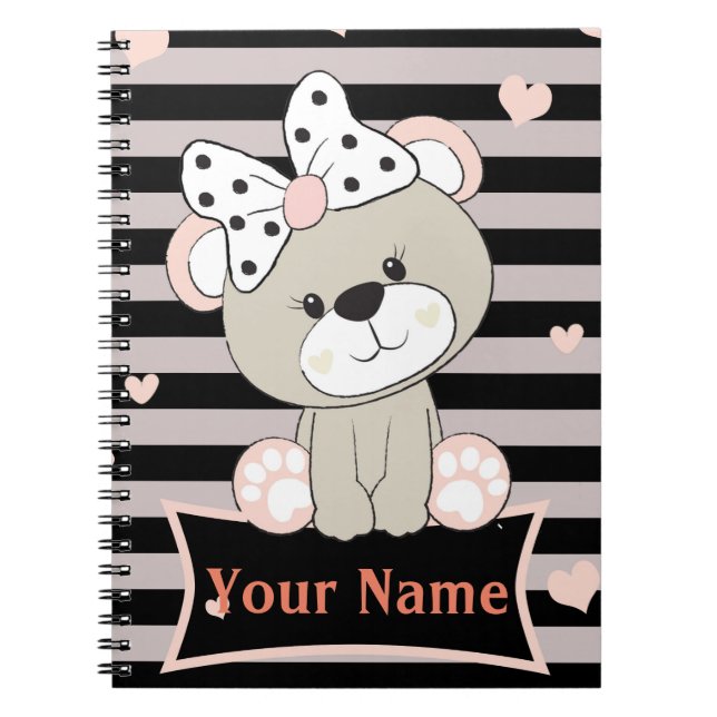 Cuaderno Mi dulce oso (Frente)