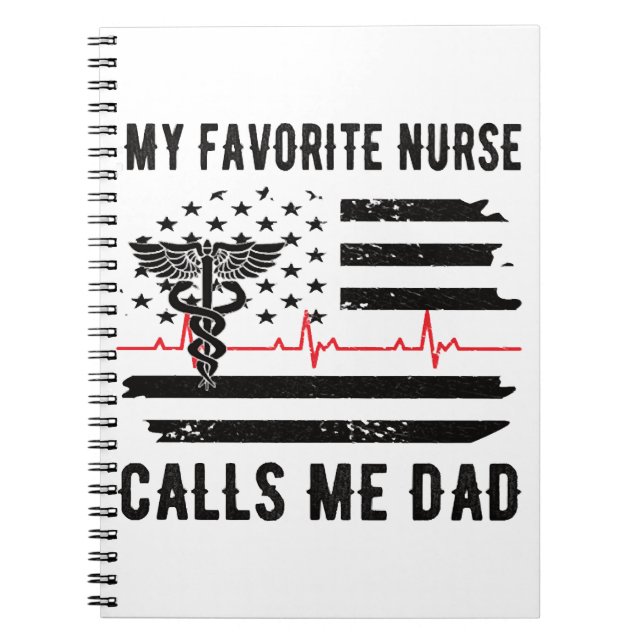 Cuaderno Mi enfermera favorita me llama Enfermería de enfer (Frente)