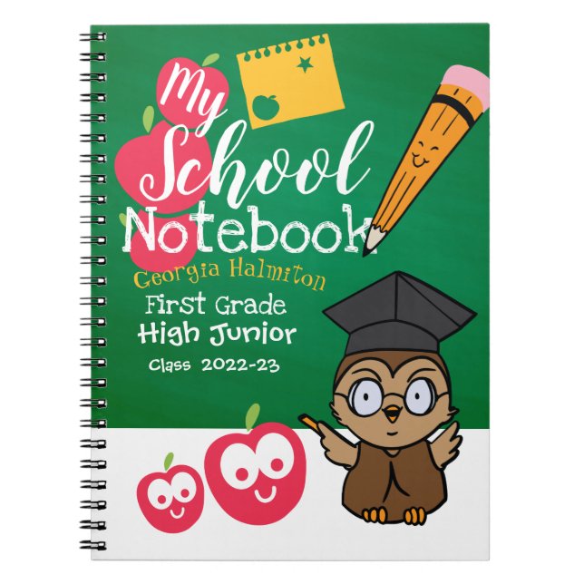 Cuaderno Mi escuela personalizada (Frente)